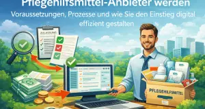Pflegehilfsmittel Anbieter werden Voraussetzungen und digitaler Einstieg