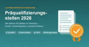 Präqualifizierungsstellen 2026 – Übersicht der akkreditierten PQ-Stellen für Pflegehilfsmittel-Anbieter in Deutschland
