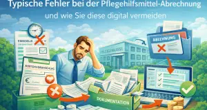 Typische Fehler bei der Pflegehilfsmittel-Abrechnung digital vermeiden