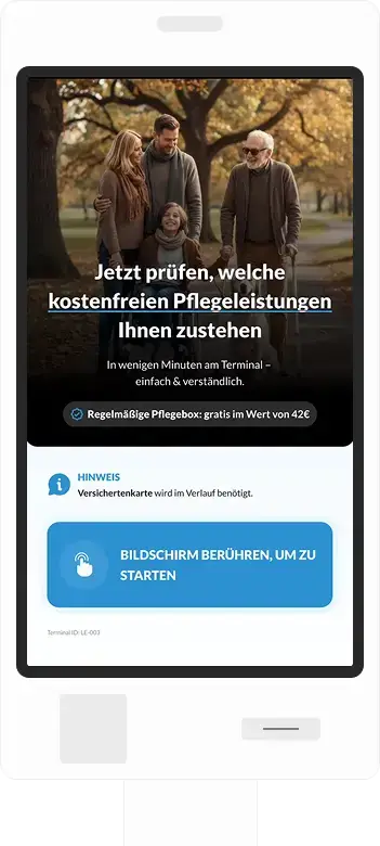 CarePoint Terminal vor Ort