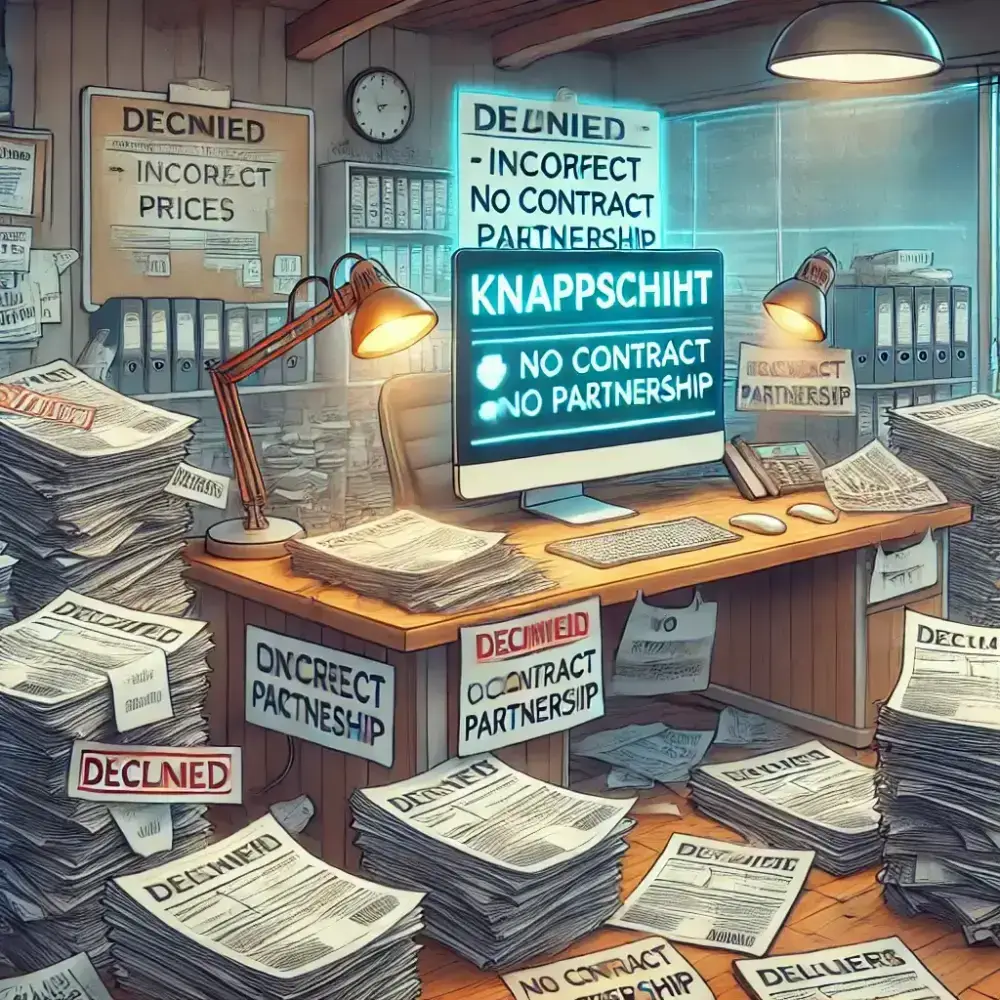 Abrechnungsprobleme bei der Knappschaft im Pflegehilfsmittelhandel