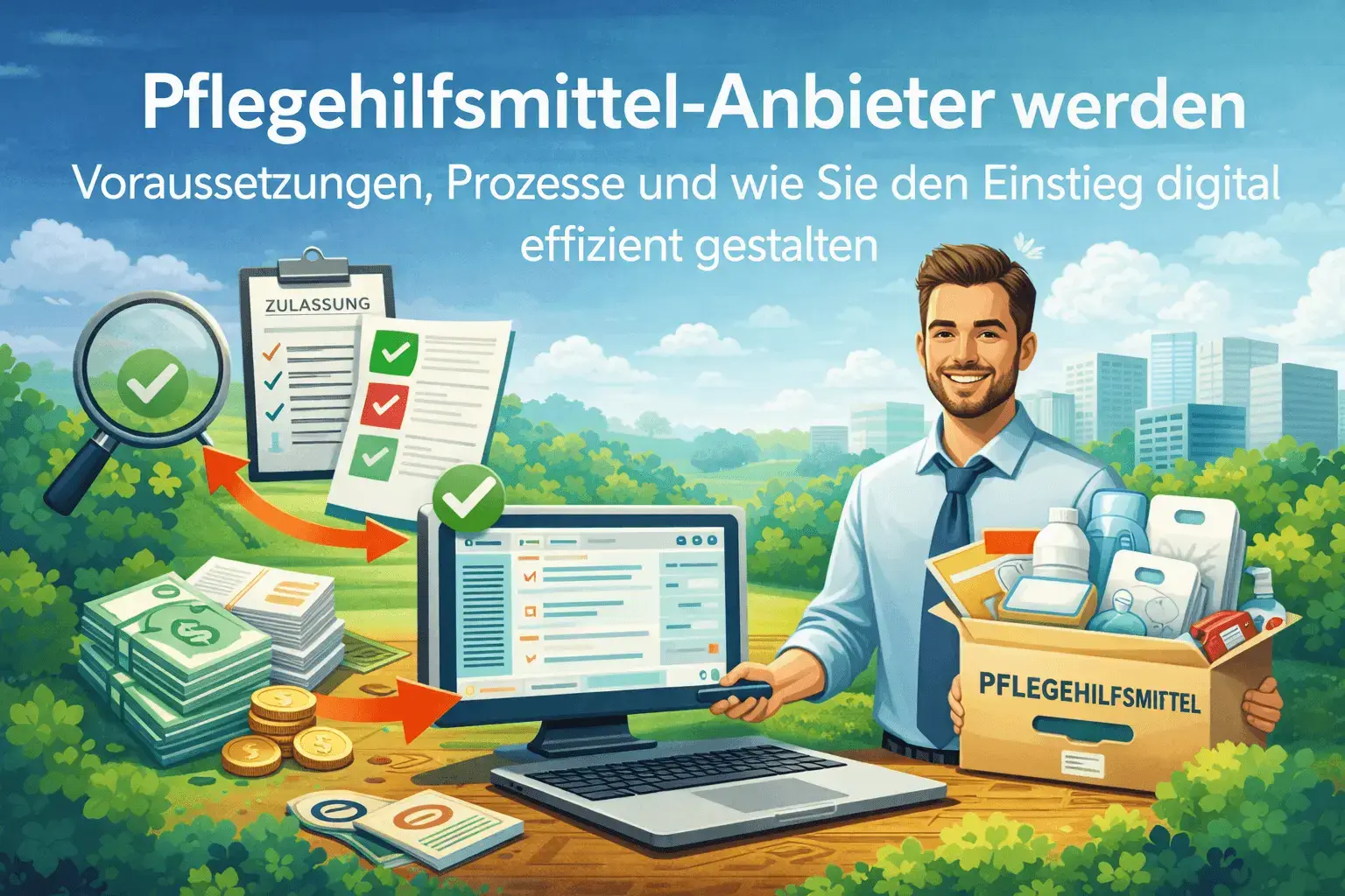 Pflegehilfsmittel-Anbieter werden: Einstieg 2026